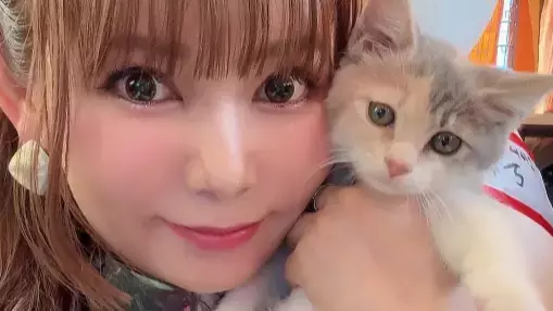 中川翔子が保護猫イベントに登場！“ネコバス”体験に大興奮「世界中の猫が幸せになりますように」