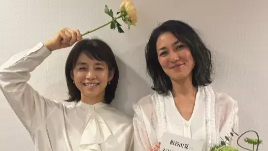 石田ゆり子が“ゆりゆか”2ショット公開！板谷由夏の朗読劇観劇に感動の声続々「私も頑張るよ」
