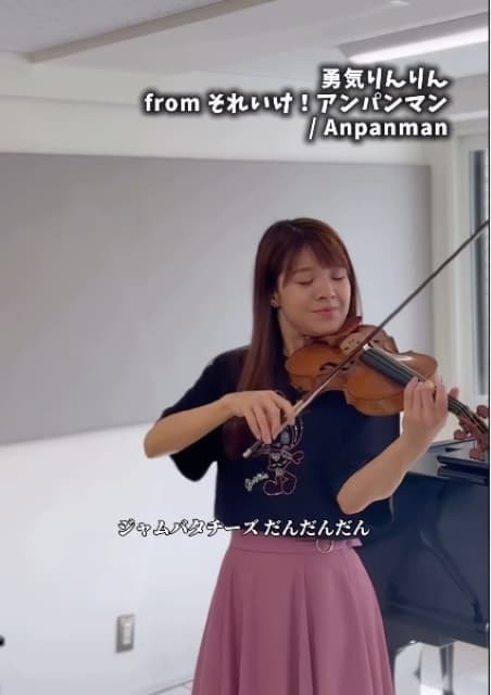 ヴァイオリニスト・廣津留すみれが“あの国民的アニメ”のエンディングテーマをカバー！