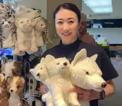 田中雅美、北海道犬ヘッドカバーに「可愛すぎます」と感激