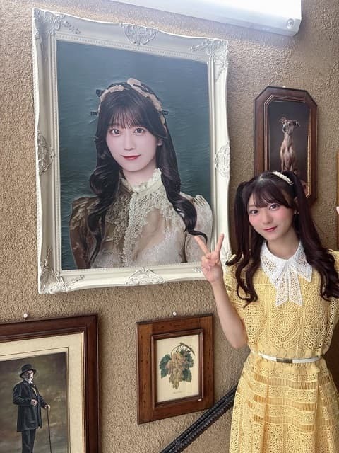 「マジで芸術作品すぎる」≒JOY 大信田美月が肖像画デビュー!?欲しがるファンが続出！