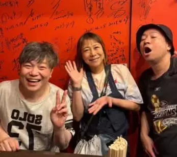 椿鬼奴、大阪でRGと共演後「たこ焼きポン太」で土肥ポン太と再会