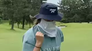 狩野舞子がゴルフ復帰！“バイオレットマイコー”の新グリップに驚きの声