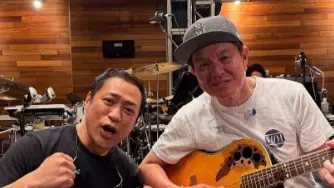 はなわ、ヒロミとの再会に笑顔！「八王子魂」リハーサルで熱気高まる