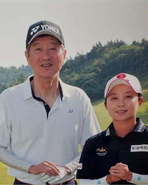 金石昭人、キム・ヒョージュと夢のラウンド「ヨネックスレディス」プロアマ参戦