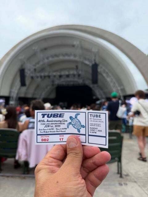 丸山茂樹、8年ぶりのハワイでTUBE40周年ライブを満喫「全てが最高のハワイでした」