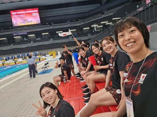 鈴木聡美、100m平泳ぎと4×50mメドレーリレーに出場へ「本日は応援Day」