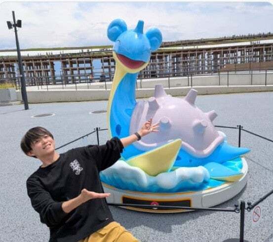 松丸君、ラプラスと大冒険！？万博限定でポケモン愛全開に！！