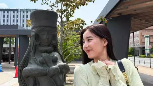 「食べっぷり含めてすごく可愛くて癒されたよ」新木優子、YouTube最新エピ公開!「北陸ソウルフード旅」にファン癒される