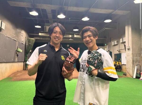 木梨憲武プロデュース歌手・新浜レオンとの高校バッテリー再結成！重田倫明が蘇らせた“ドリームキャッチ”始球式