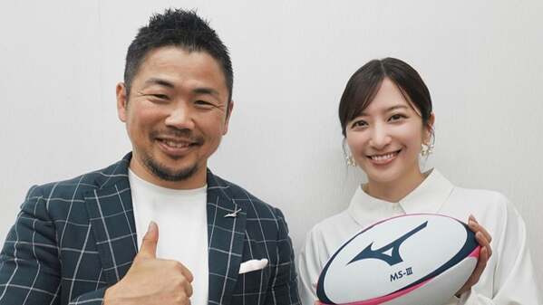 「またまたフミさんと」元日テレ・笹崎里菜、京都でラグビートークショーに出演