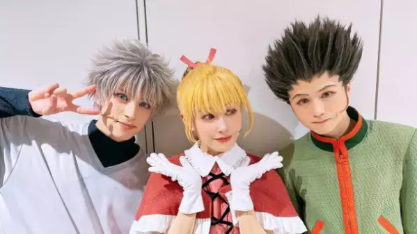 「可愛くて可愛くて 仕方がなかっただわさ」高橋愛、舞台『HUNTER×HUNTER』大千穐楽で"大好きな弟子"と笑顔のスリーショット！