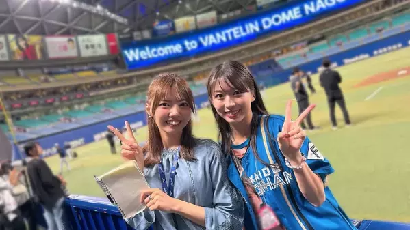 NHK名古屋キャスター・加藤里奈、あの"野球好き"モー娘。メンバーとドラゴンズ取材ツーショット公開！