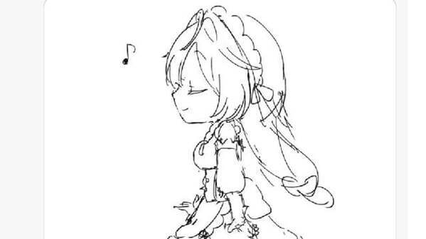 にじさんじ・綺沙良が楽しげに歩く少女のGIFを投稿！「きゃー！スーパーかわいい」