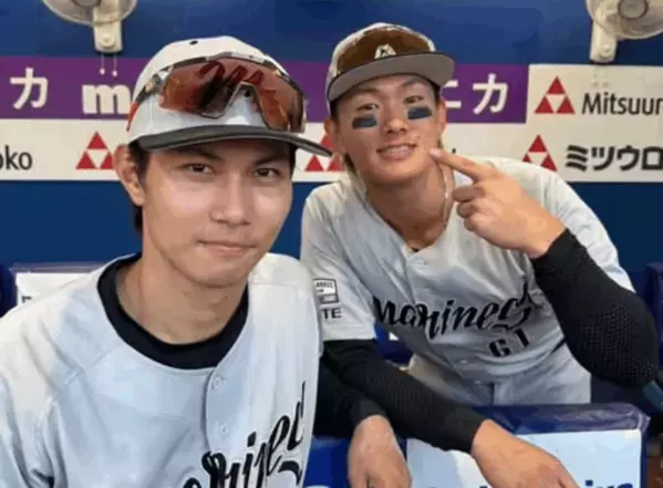 千葉ロッテ・藤原恭大が山本大斗とアベックホームランを達成！2人のツーショットも披露