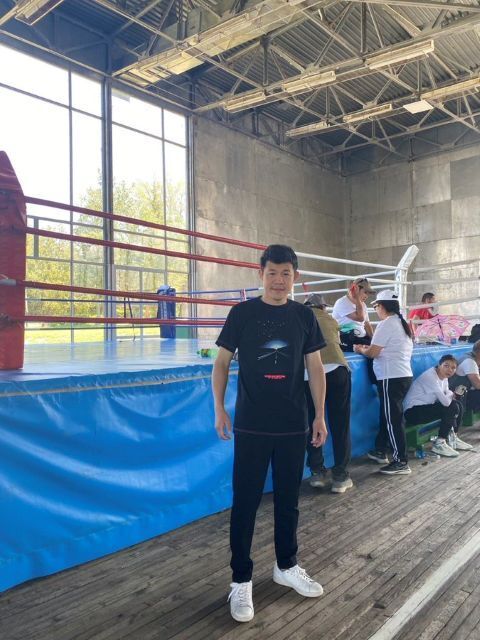 亀田興毅、キルギスに3150×LUSHBOMUの練習施設構想を発表