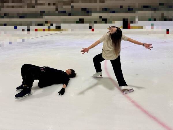 NEWS・増田貴久、荒川静香からイナバウアー伝授！「ますバウアー」