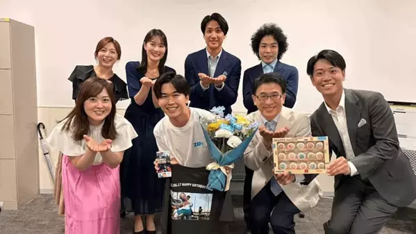 「木曜の朝、これからも楽しみにしてます」鈴木福＆水卜麻美＆山本紘之らと笑顔溢れる集合ショットをパシャリ！