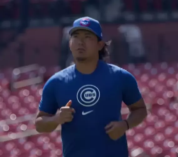 「エースの風格」カブス・今永昇太、グラウンド上で颯爽と走る姿をアップ。