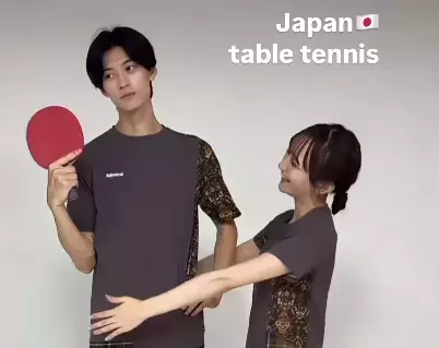 「美男美女だなぁ」卓球美女子、クールウェアで”ときめきMAX・許さない”ダンスを披露！ファン・フォーリンラブ「すき」