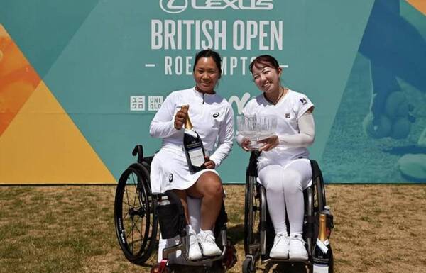 車いすテニス・田中愛美、British Openダブルス優勝！「久しぶりのタイトルに感謝」