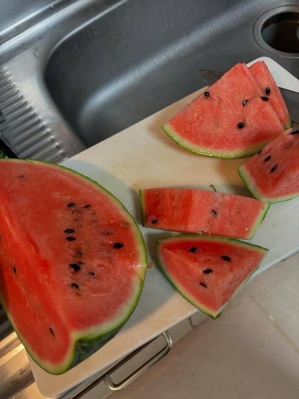 暑い、暑いこの夏に村上ショージが、涼しげなスイカの写真を公開！見るだけでも暑さが和らぐような写真が話題