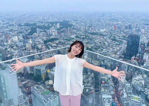 「大都会に舞い降りた天使」ウェザーマップ所属の気象予報士・今井春花、渋谷スカイからのショットを公開！