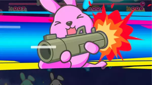 TBS「ラヴィット！」のマスコットが主役に！Switch・Steam向け対戦アクション『LAPPY GAMES』が登場