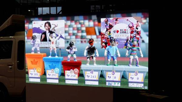 【体験レポ】自分で描いたキャラが爆走！『BATABATA PAINT』で夢中の足踏みレース